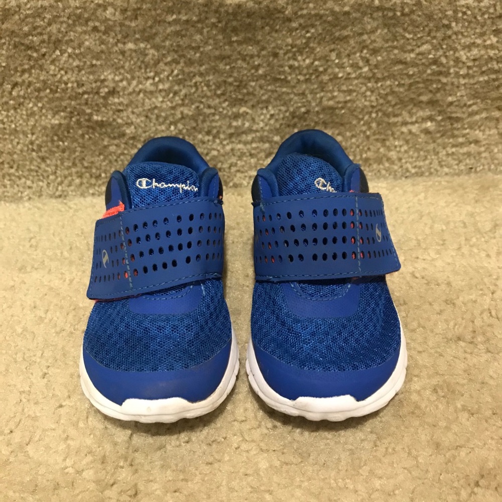 Kids Blue Champion Athletic Sneakers S8